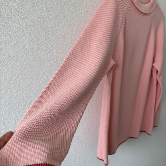 Talbots Pink Cowl Neck Sweater Soft Knit - Picture 4 of 9